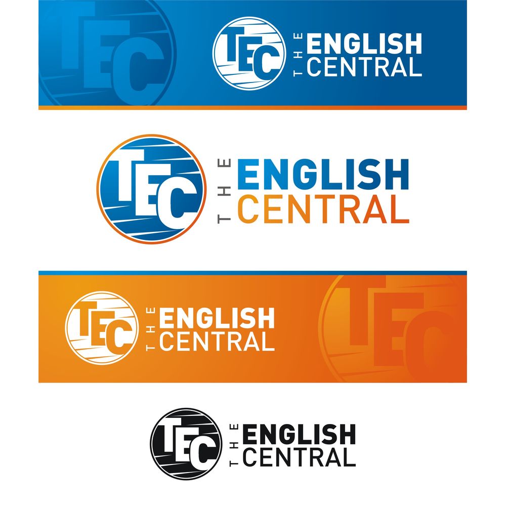 The English Central  LOGO Tasarımı — Eğitim & Öğretim kazanan logo tasarımı