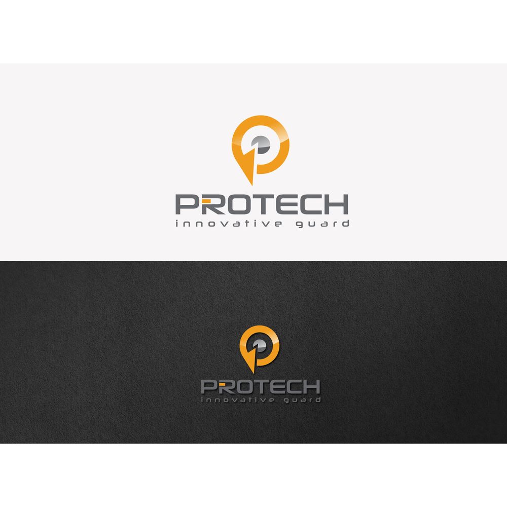 Protech Güvenlik Logo-amblem tasarımı