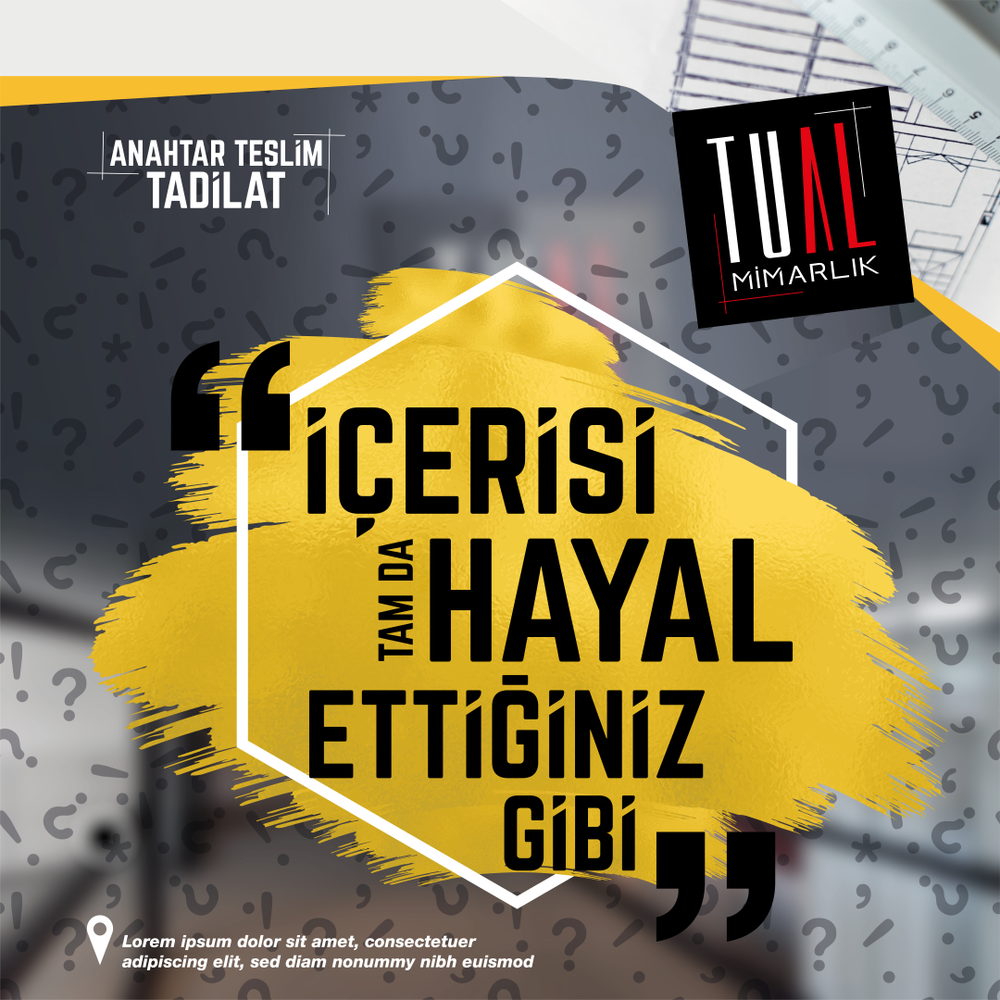 TUAL MİMARLIK - AFİŞ TASARIMI
