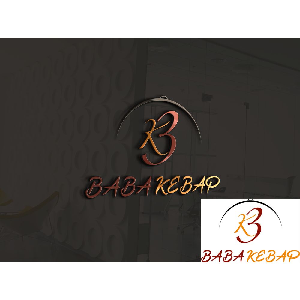 BK BABA KEBAP — Restoran kazanan logo tasarımı