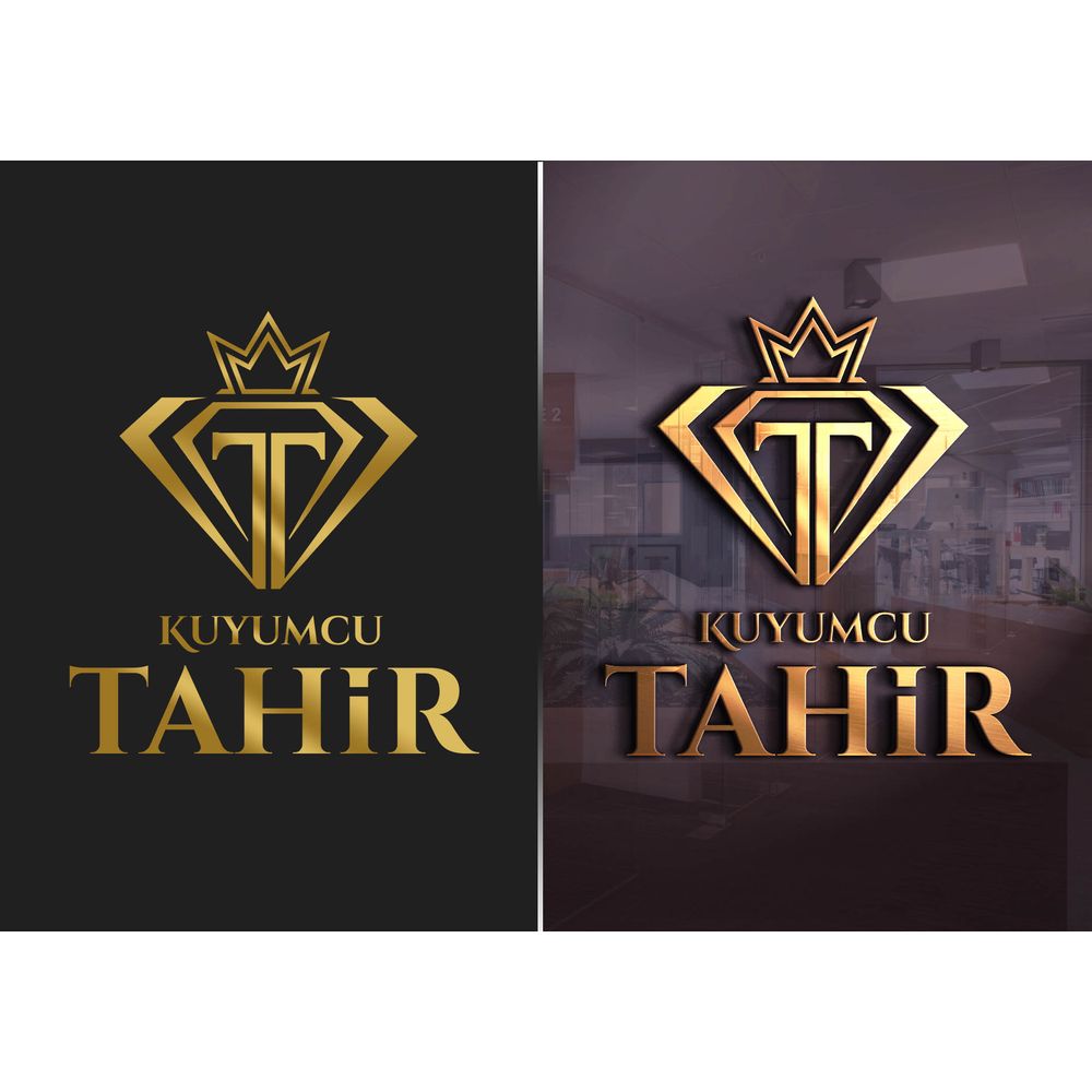 Kuyumcu Tahir -Farklı dikkat çeken logo — Kuyum & Değerli Taş & Takı kazanan logo tasarımı