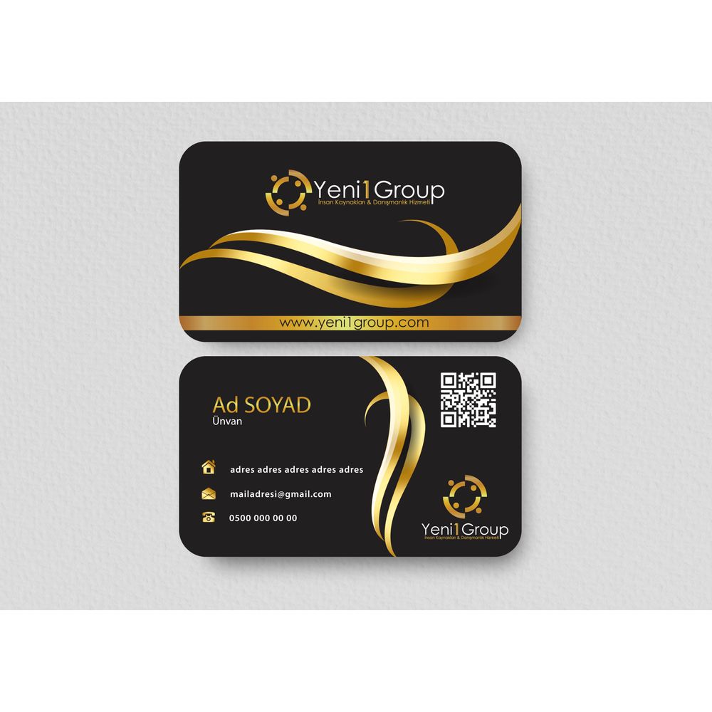 İnsan kaynakları için logo ve kartvizit