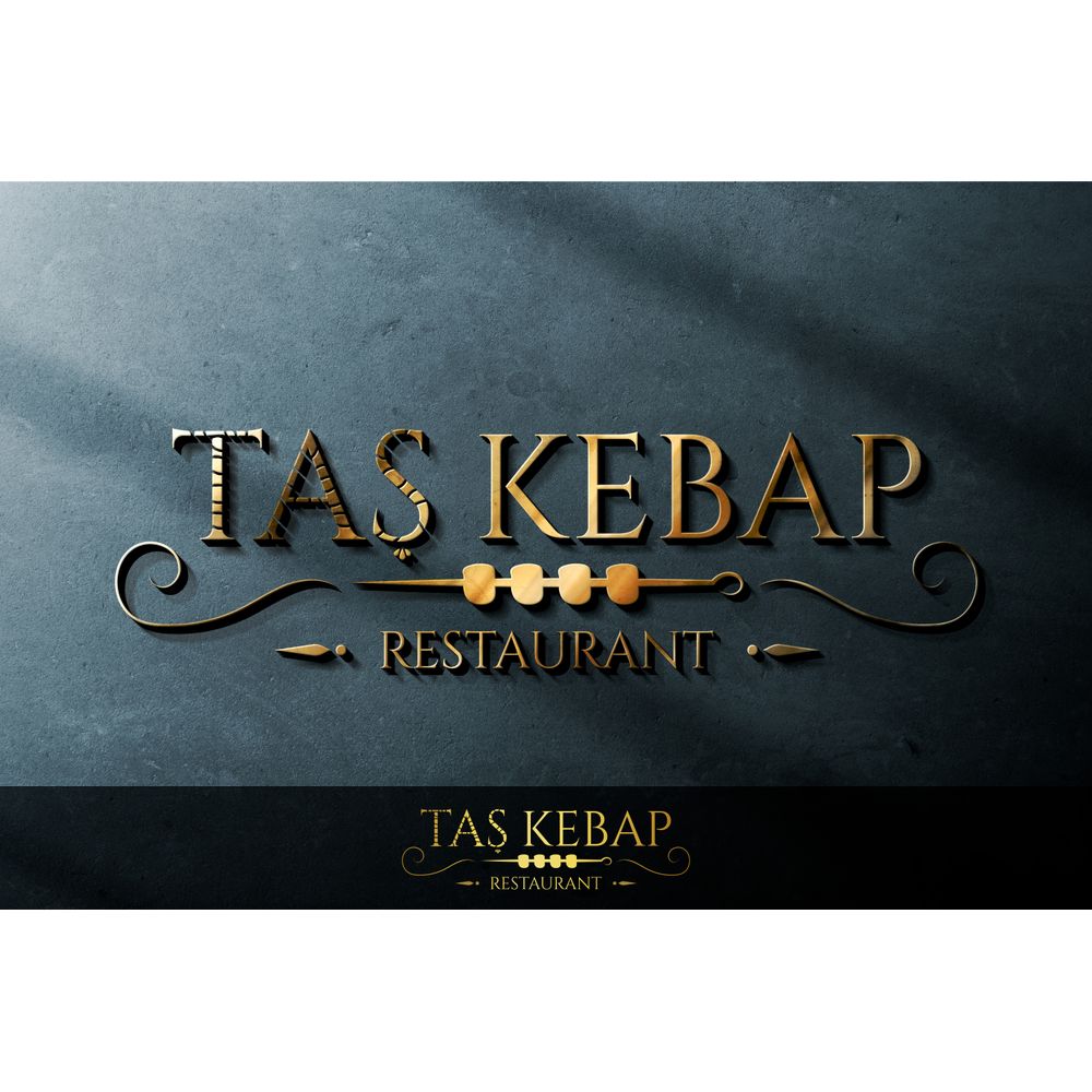 TAŞ KEBAP RESTORANTIMIZ İÇİN LOGO ÇALIŞM — Restoran kazanan logo tasarımı