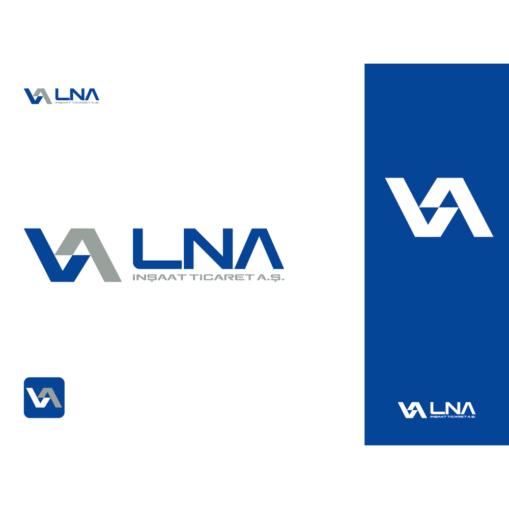 LNA — İnşaat & Taahhüt kazanan logo tasarımı