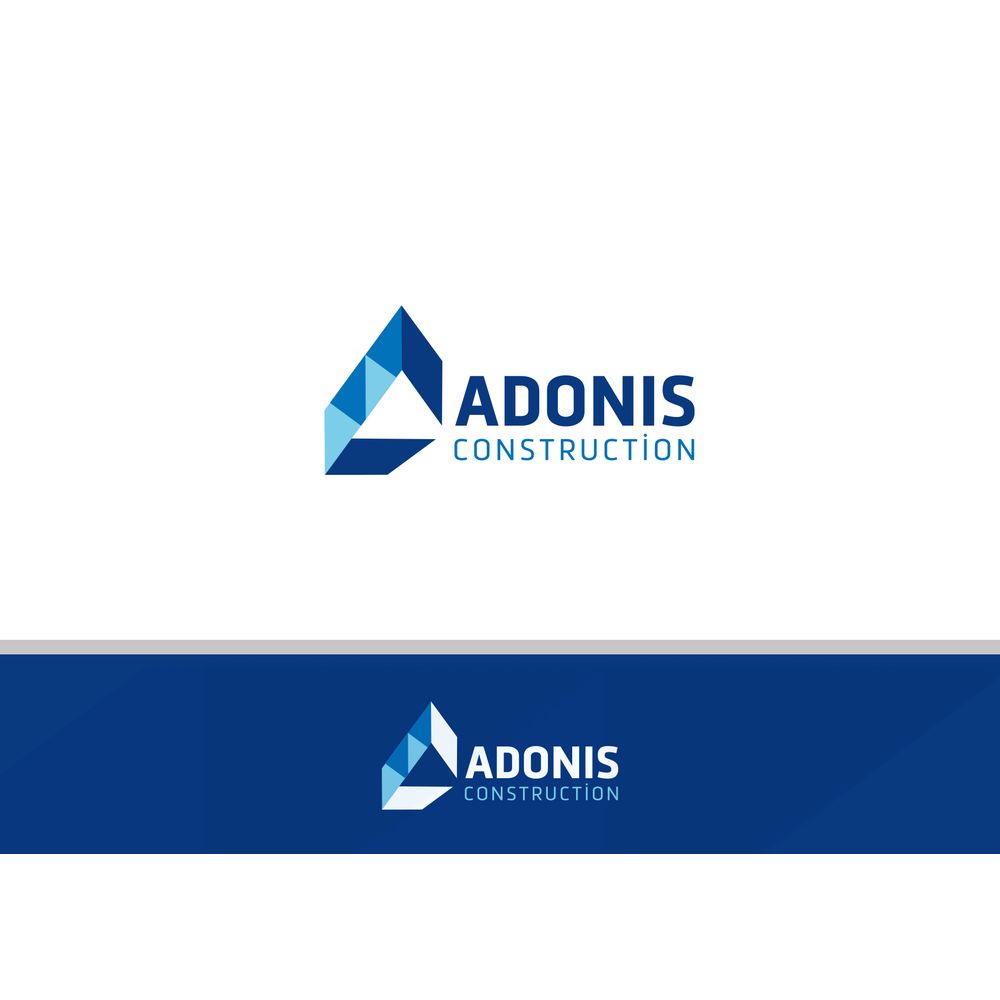 Adonis Construction Logo Tasarımı — İnşaat & Taahhüt kazanan logo tasarımı