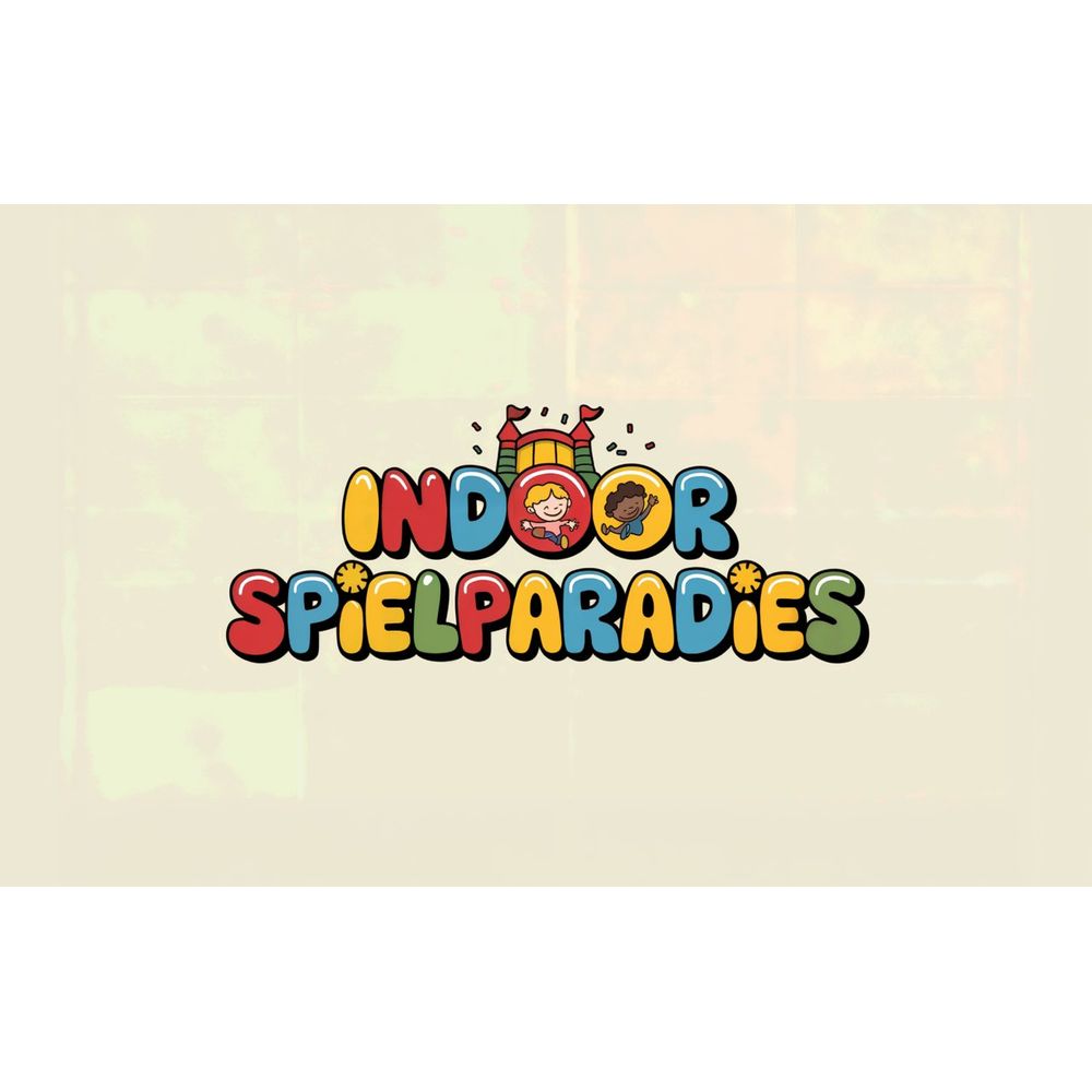 Indoor Spielparadies İçin Yaratıcı Logo
